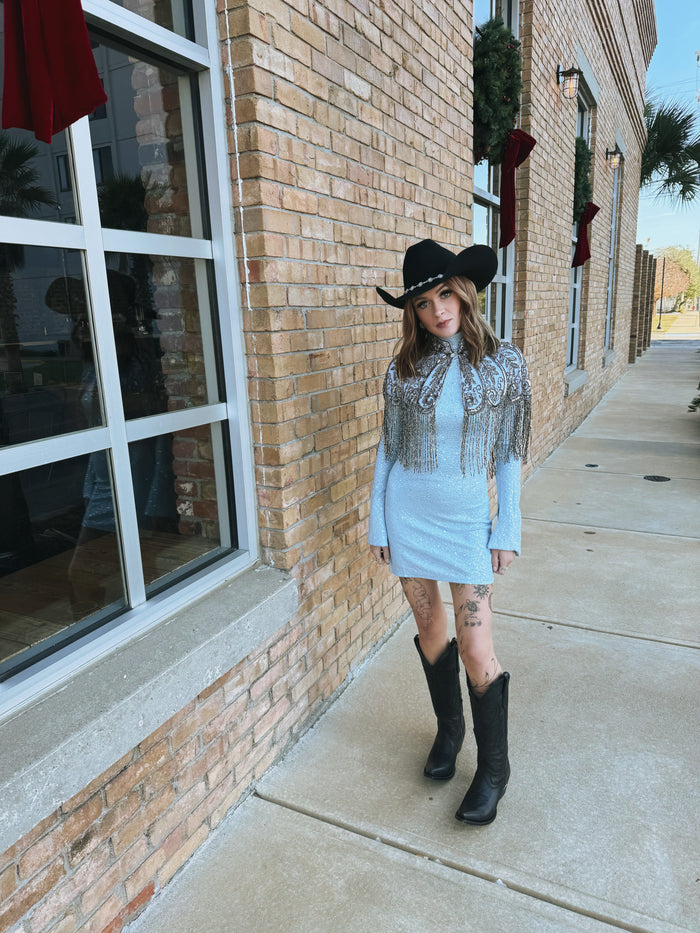 Western Beaded Statement Capes