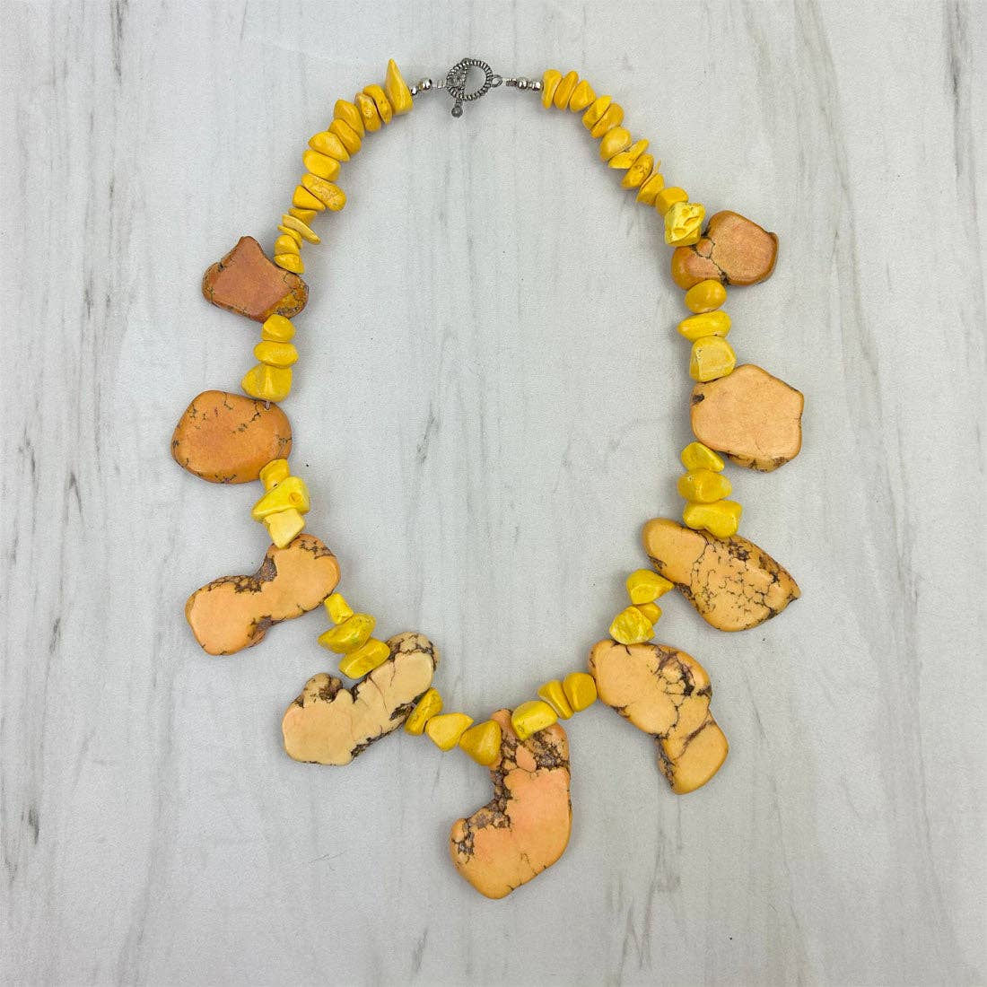 Orange Stone Necklace