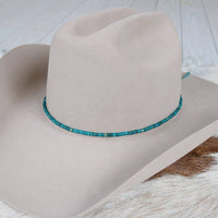 Teal Shell Hat Band - Eliza