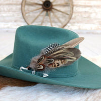 Feather Hat Accent - Sorrel