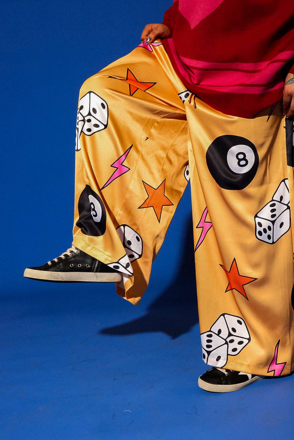 She's So Lucky Wide-Leg Pants