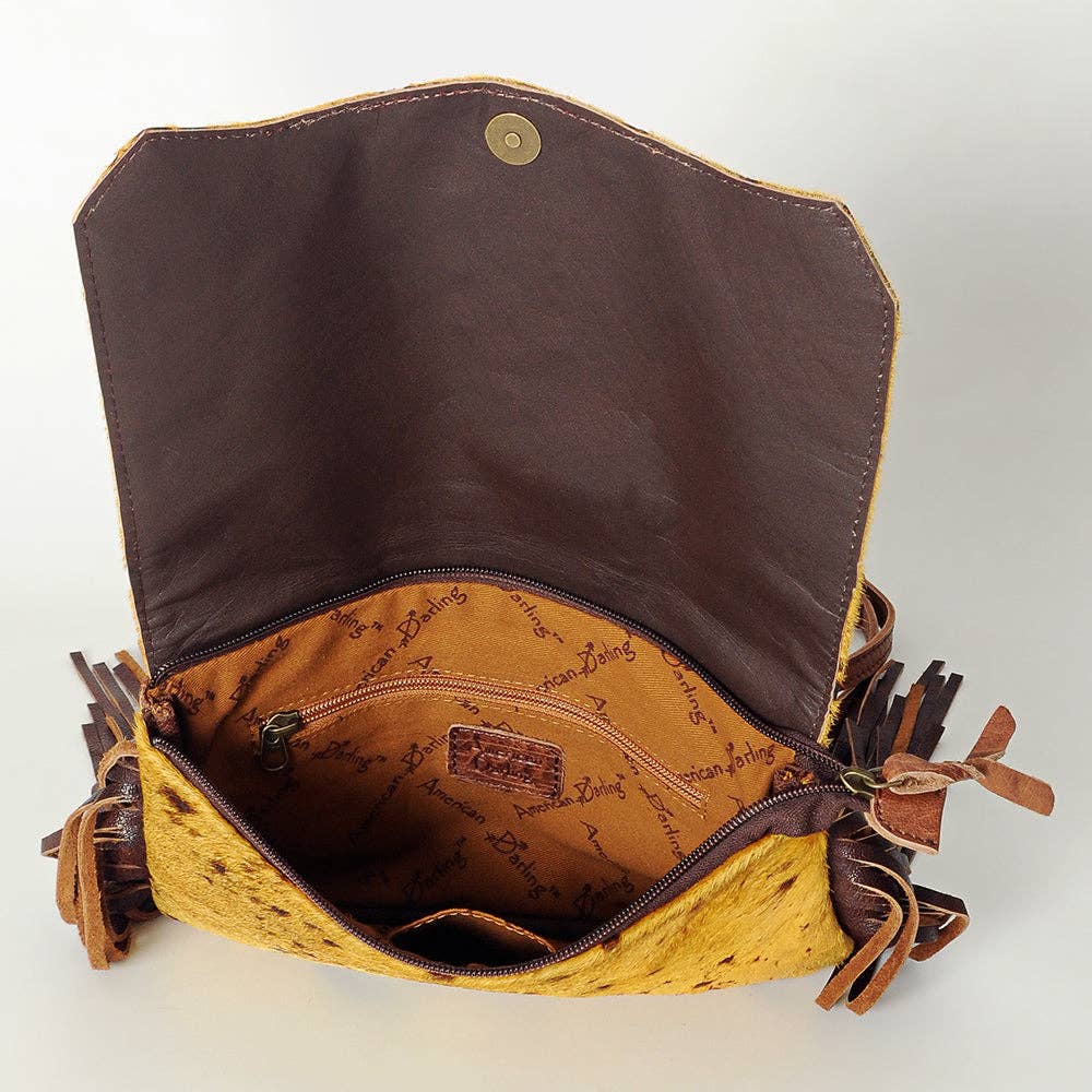 Crossbody Genuine Leather Cowhide Bag