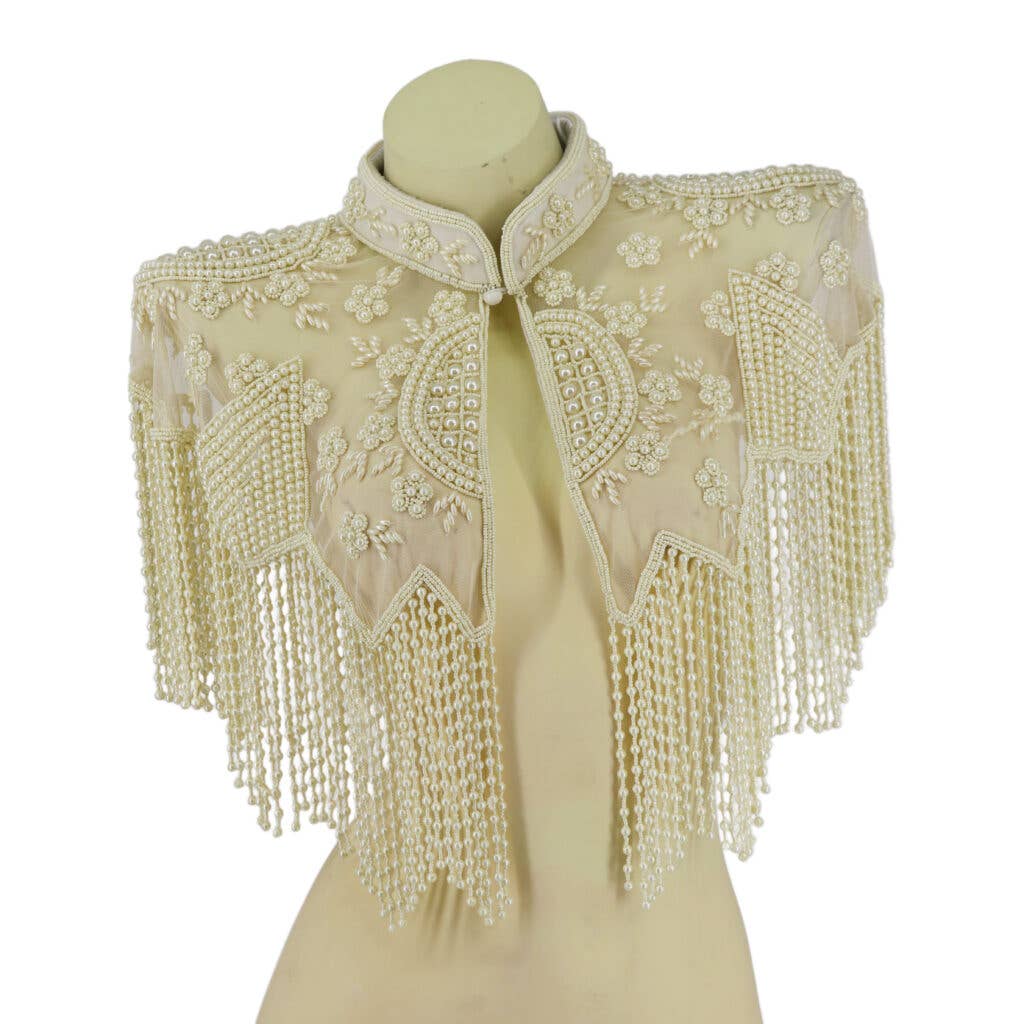 Pearl Beaded Cape