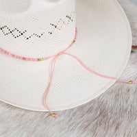 Pink Shell Hat Band - Mabel