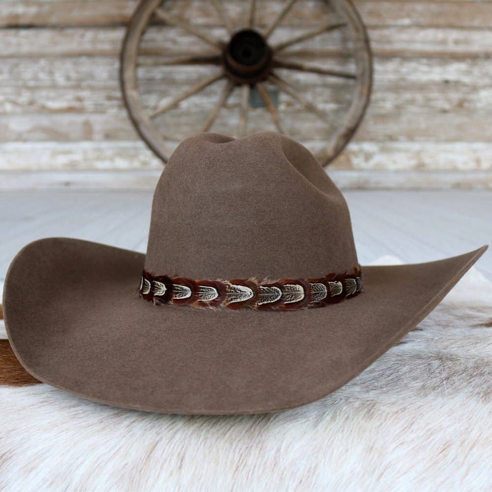 Western Feather Hat Band - Knox