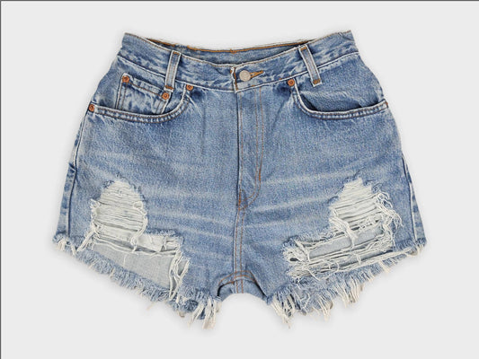 Daisy Upcycled Levi Denim Shorts