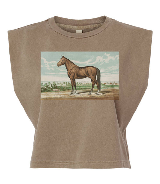 Horse Painting Boxy Tank