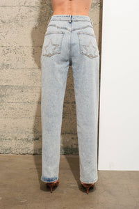 Western Yoke Studded Denim Jeans