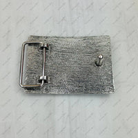 Green Turquoise Rectangle Belt Buckle