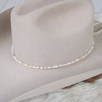 Beige Shell Hat Band - Josie