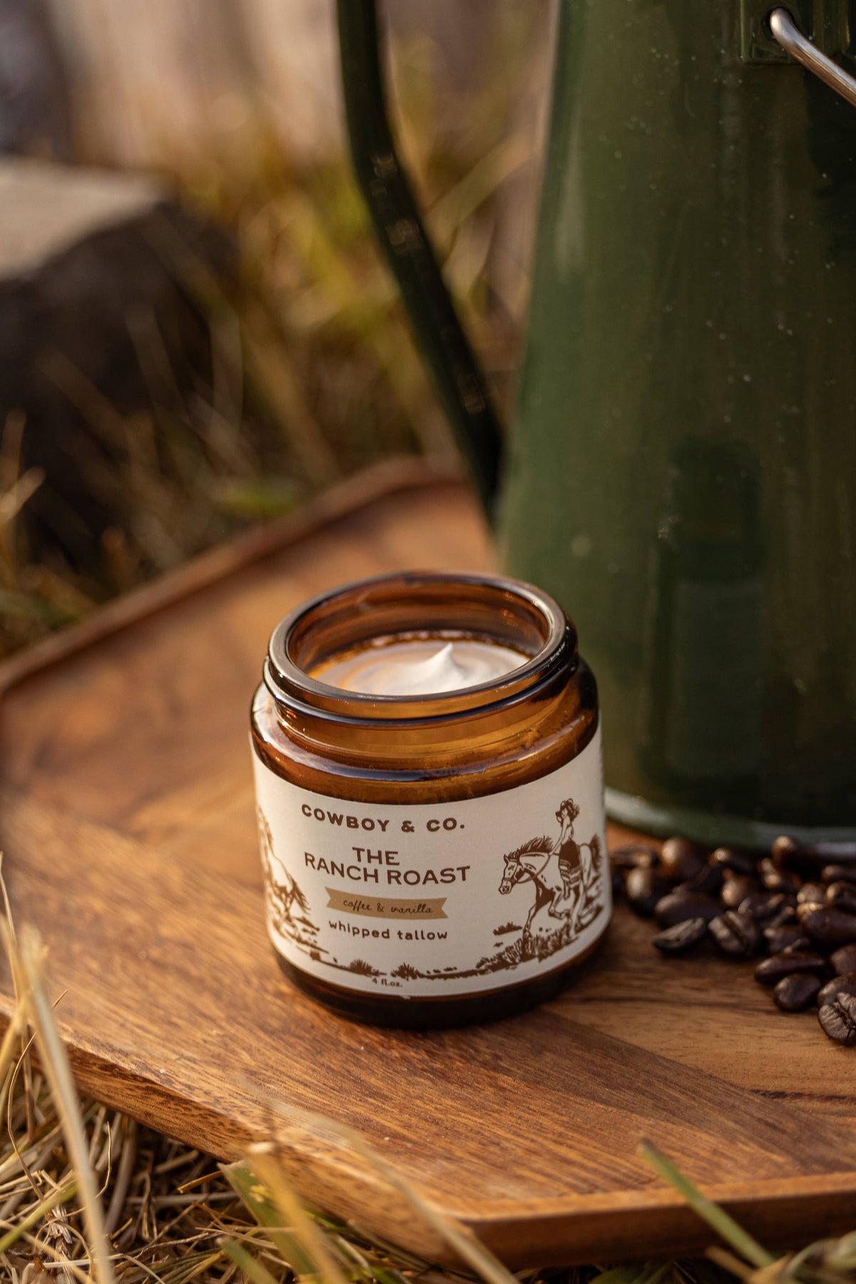 Coffee/Vanilla Infused Whipped Tallow Moisturizer | Organic