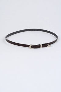 Crocodile Print Leather Hat Band w/ Buckle