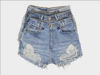 Daisy Upcycled Levi Denim Shorts