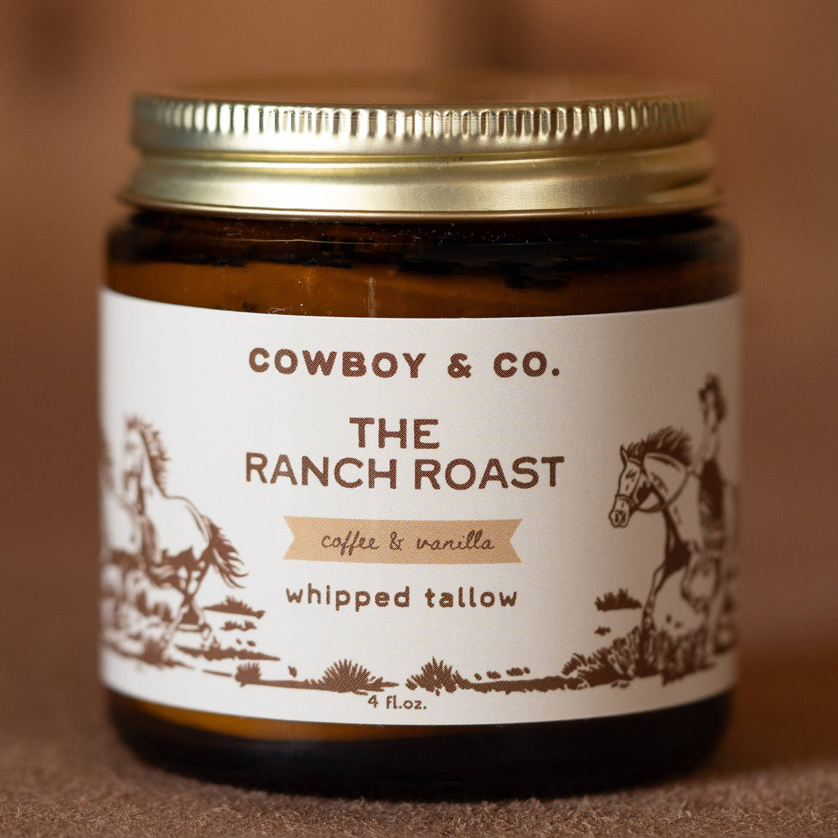 Coffee/Vanilla Infused Whipped Tallow Moisturizer | Organic