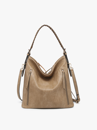 Fringe Detail Hobo Bag