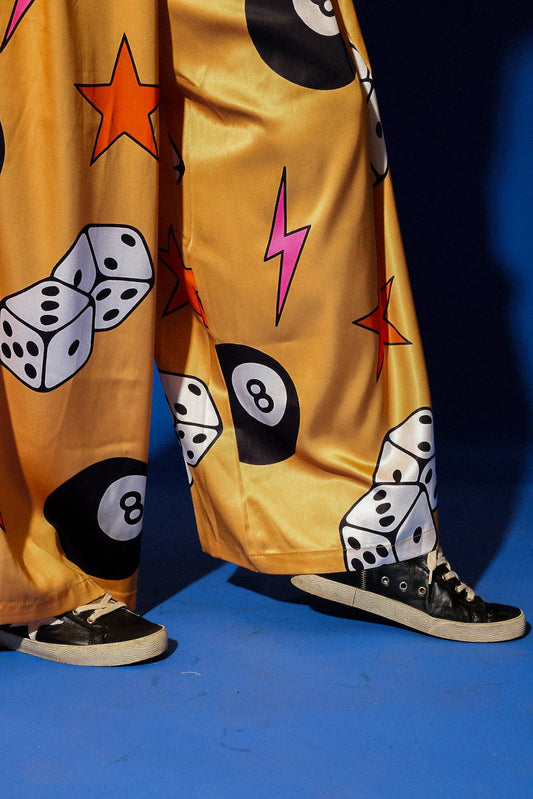 She's So Lucky Wide-Leg Pants