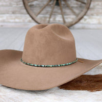 African Turquoise Stone Hat Band