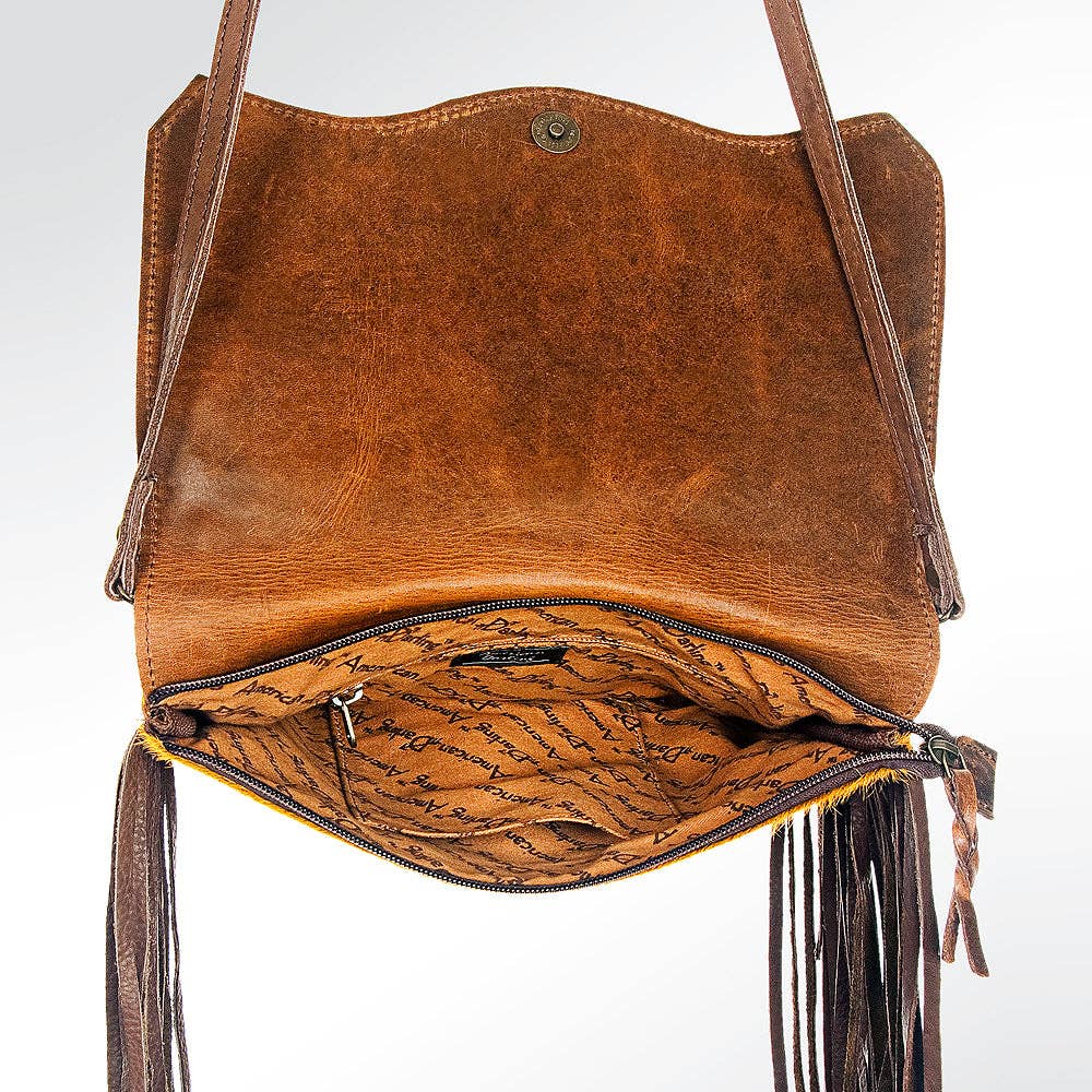 Crossbody Genuine Leather Cowhide Bag