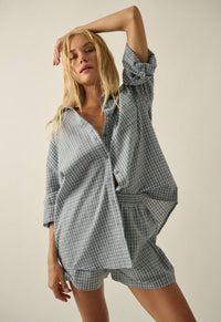 Tatum Plaid Top
