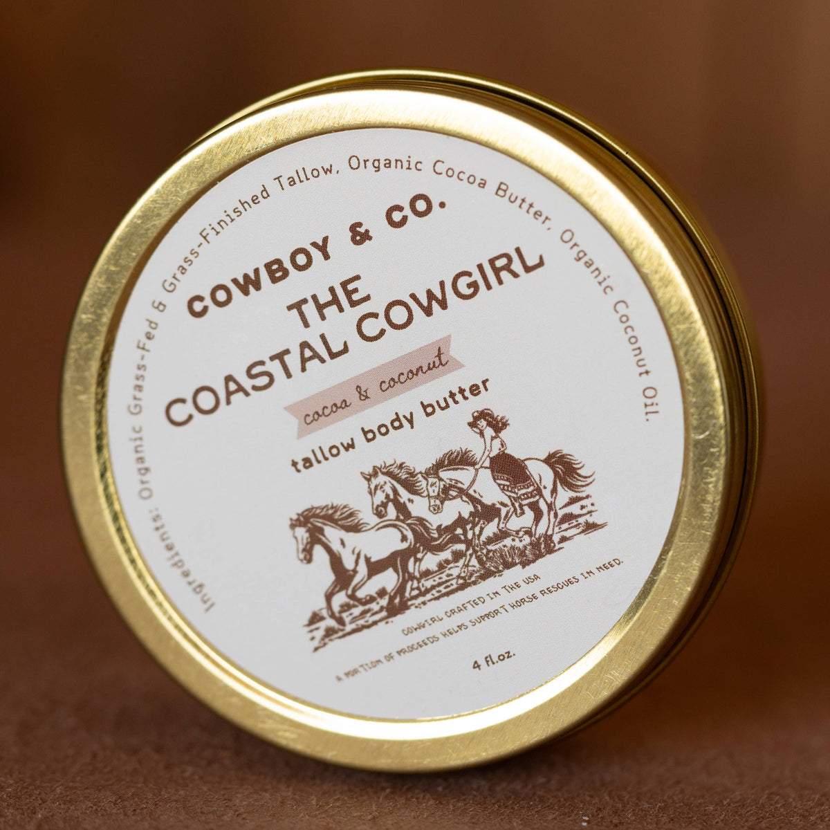 Cocoa & Coconut Tallow Hydrating Body Butter | Organic