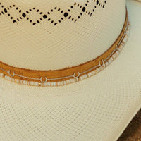 Beige Shell Hat Band - Josie