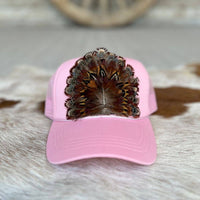 Feathered Trucker Caps