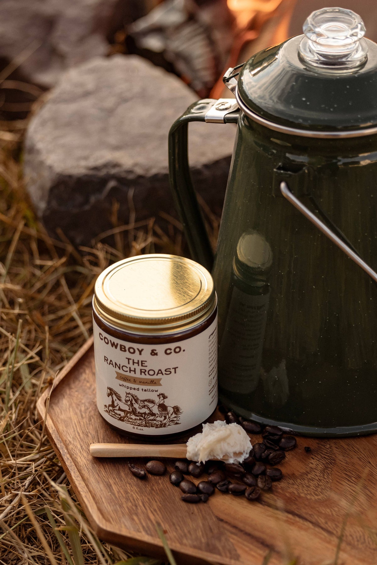 Coffee/Vanilla Infused Whipped Tallow Moisturizer | Organic