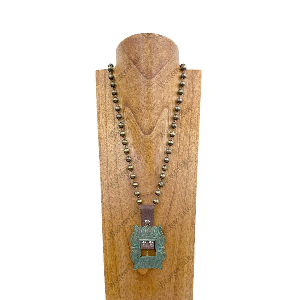 Belt Buckle Pendent Necklace