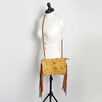 Crossbody Genuine Leather Cowhide Bag