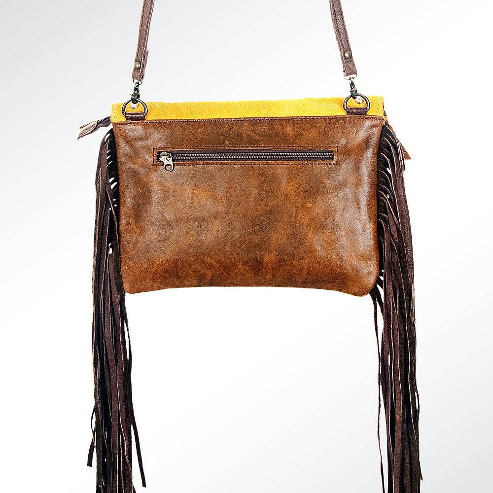 Crossbody Genuine Leather Cowhide Bag