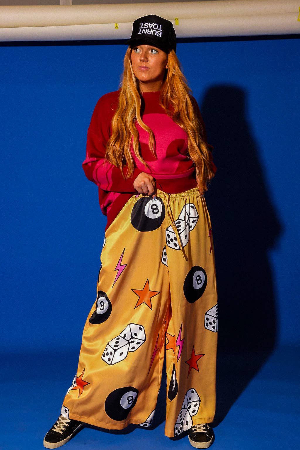 She's So Lucky Wide-Leg Pants