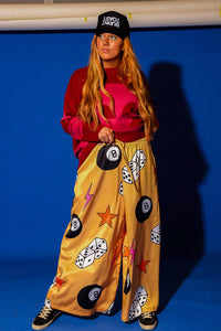 She's So Lucky Wide-Leg Pants