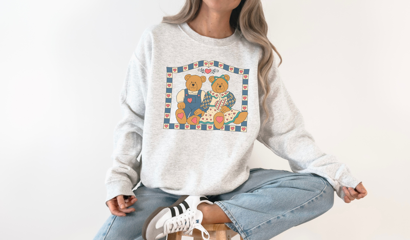 Vintage Thrift Bear 90's Crew Neck Sweatshirt