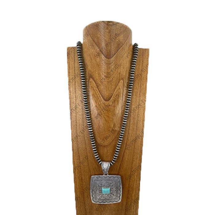 Square Pendent Necklace