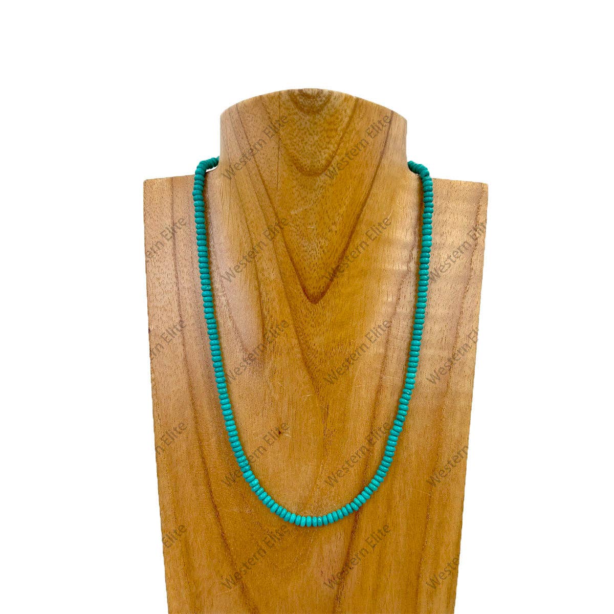 Turquoise Stone Bead Necklace