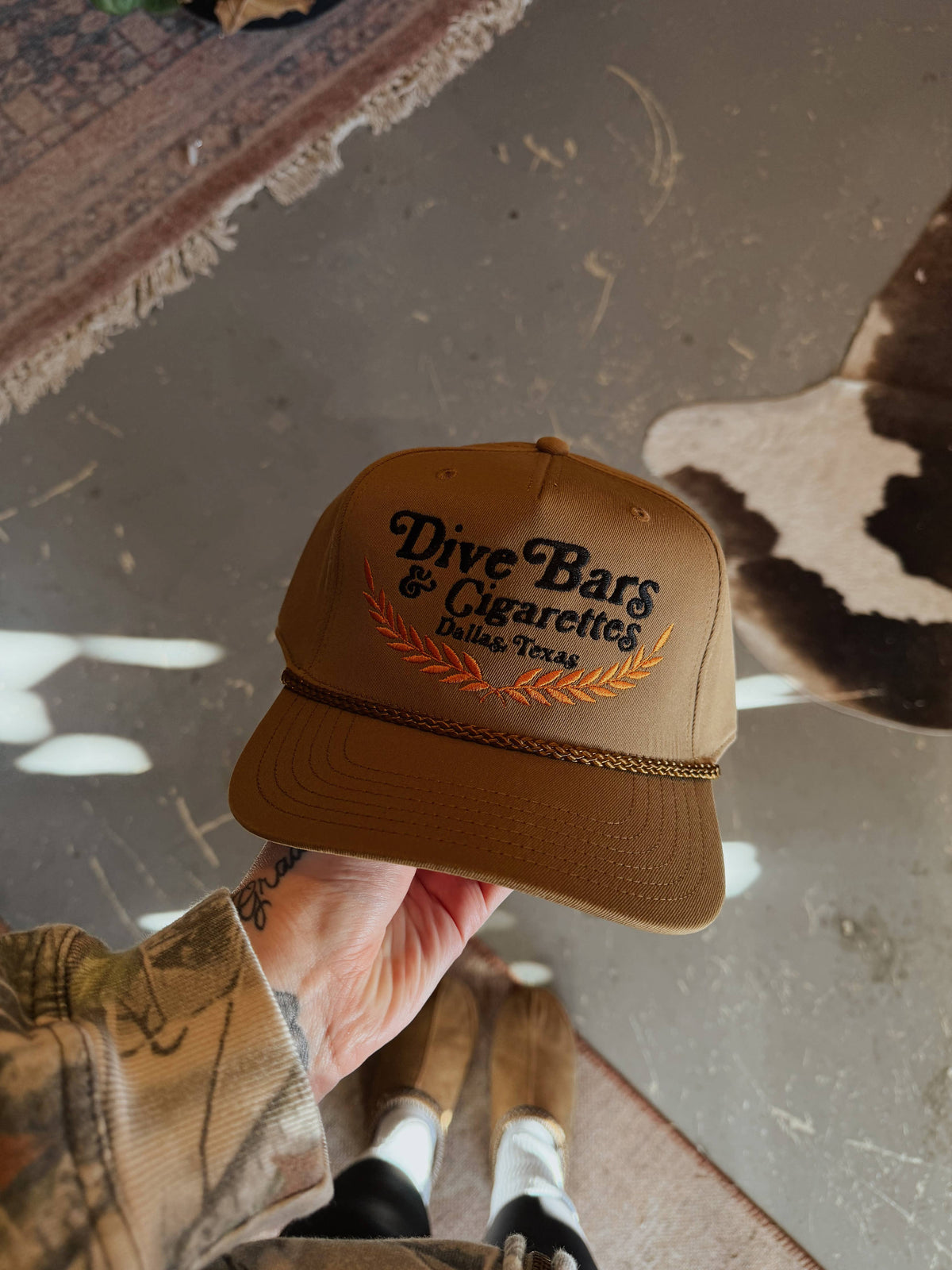 Dive Bars & Cigarettes - Dallas, Texas Trucker Hat