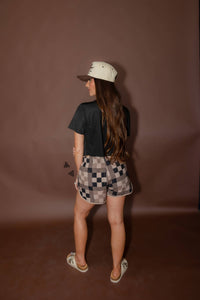 Quilted Track Shorts