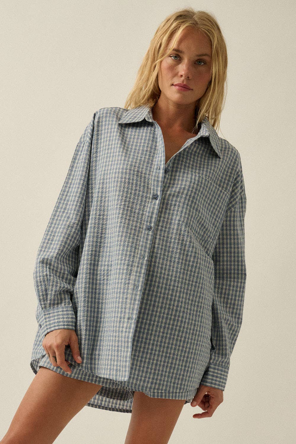 Tatum Plaid Top