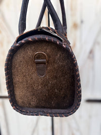 Blurry Skies, Steady Spirit | Western Leather Satchel