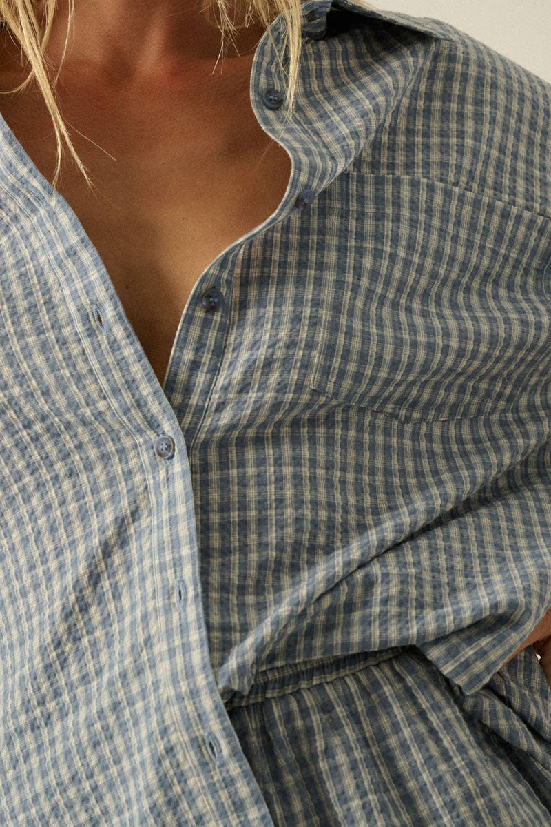 Tatum Plaid Top
