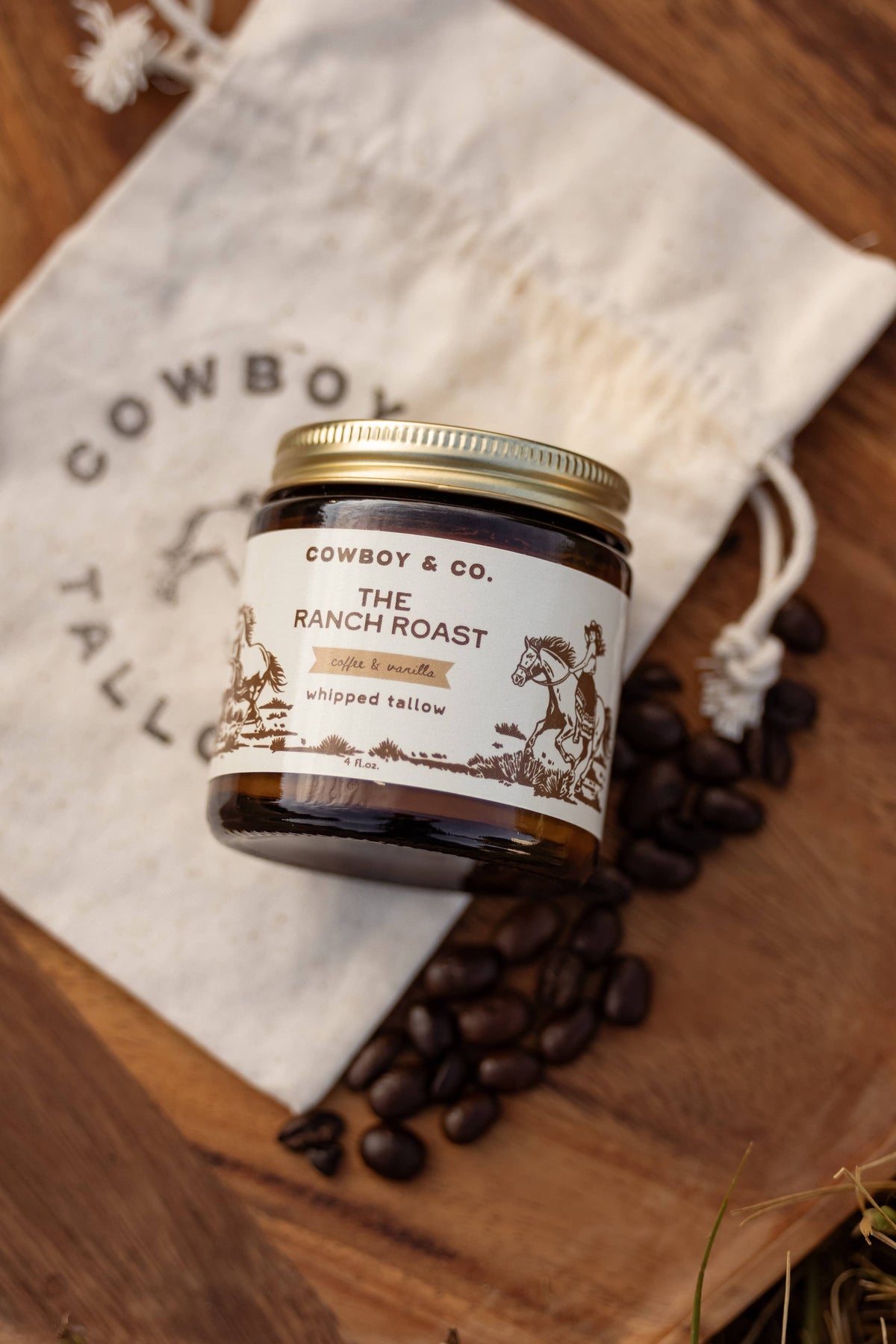 Coffee/Vanilla Infused Whipped Tallow Moisturizer | Organic