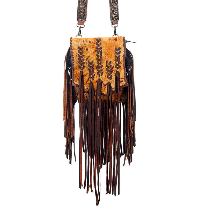 Yellow Genuine Western Leather Women Bag